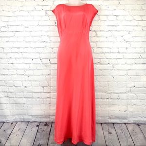 Cynthia Howie silk coral dress